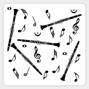 Clarinet Music Notes Magnet